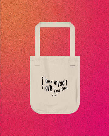 I love myself tote bag