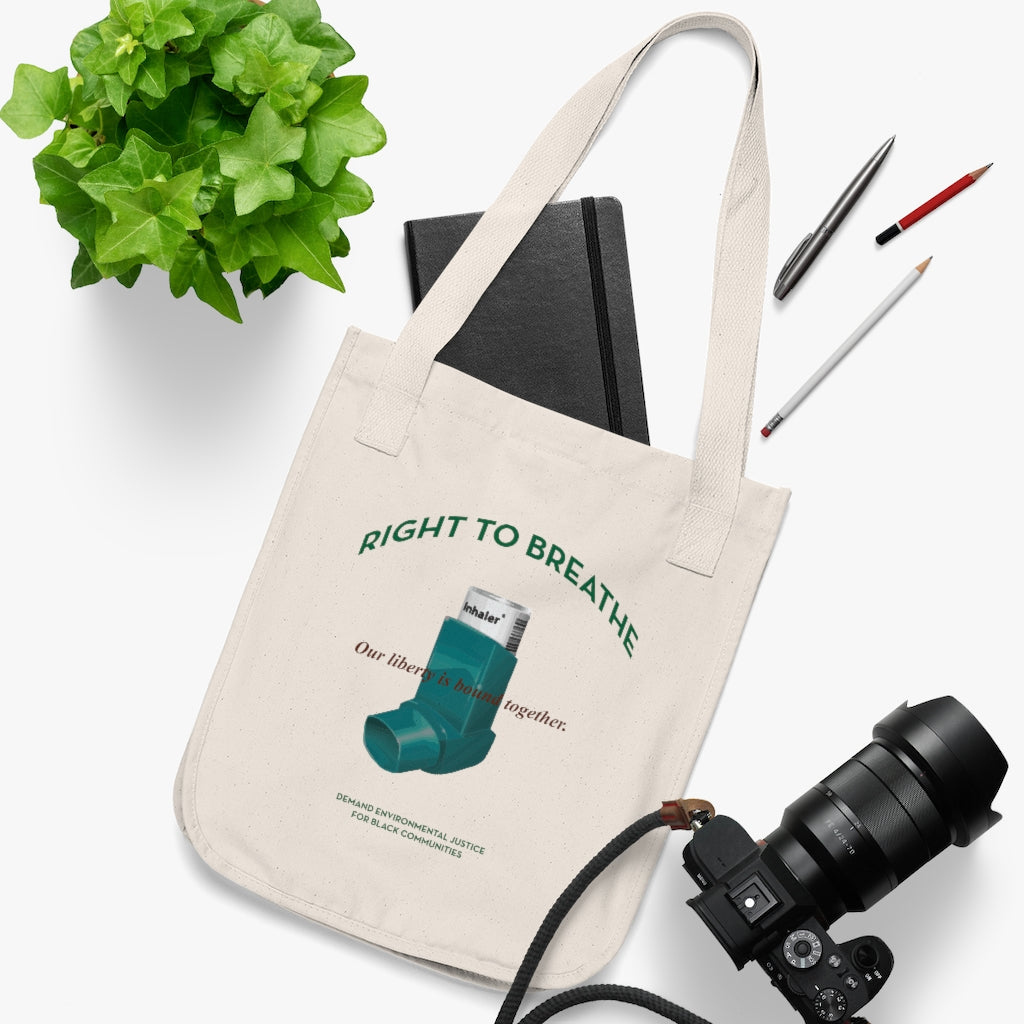 WITH LIBERTY and JUSTICE for ALL Organic Cotton Tote Bag